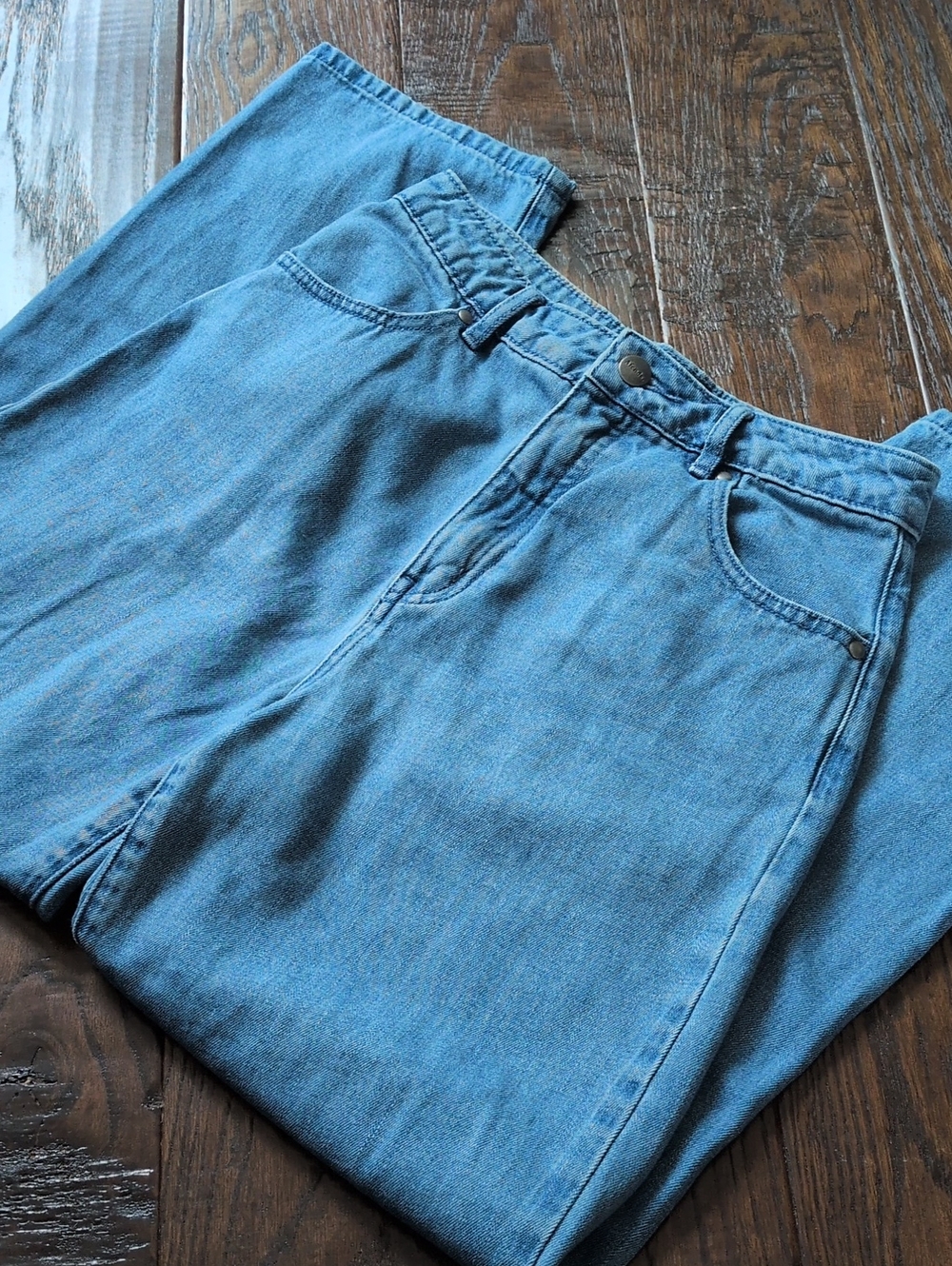 AFENDS HEMP REVOLUTION I  High-Rise Wide Leg Shelby Denim Jeans, 4
